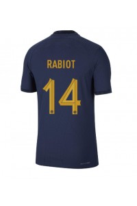 Frankrike Adrien Rabiot #14 Fotballdrakt Hjemme Klær VM 2022 Korte ermer